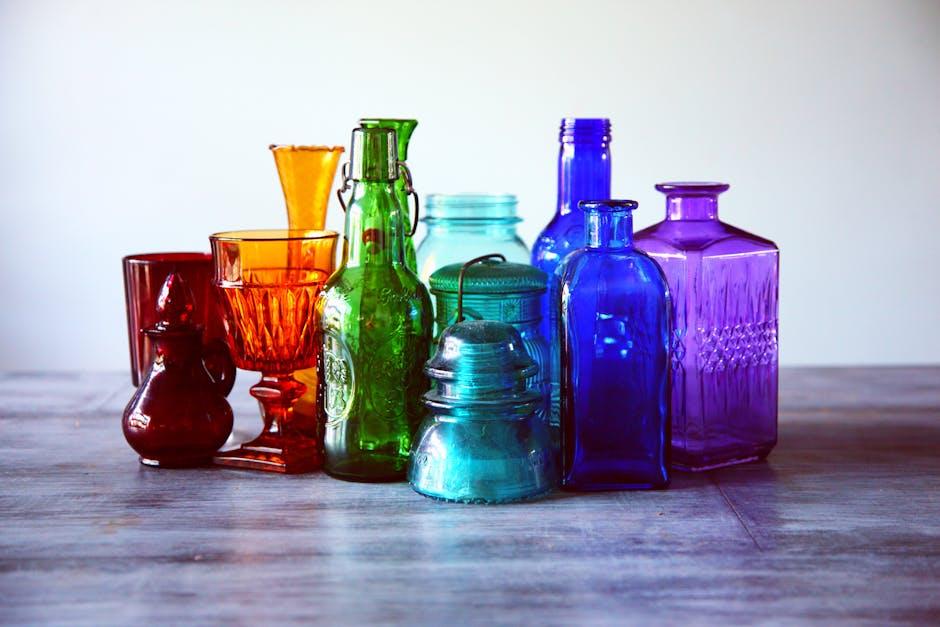 2)​ repurpose glass jars and bottles⁤ as‌ planters or ⁣lanterns, showcasing​ their⁤ rustic charm with colorful paints or ⁢decorative twine⁤ for a mesmerizing, eco-friendly display